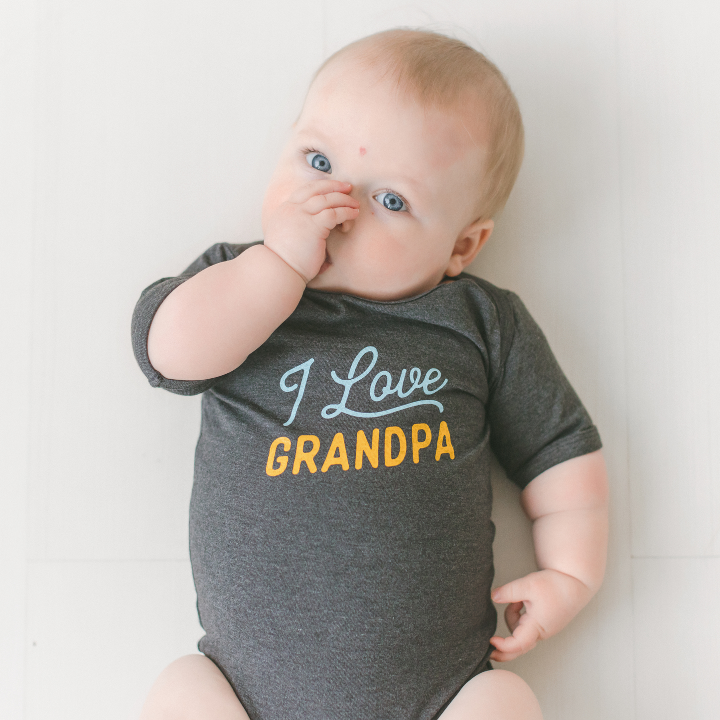 I Love Grandpa Baby Onesie