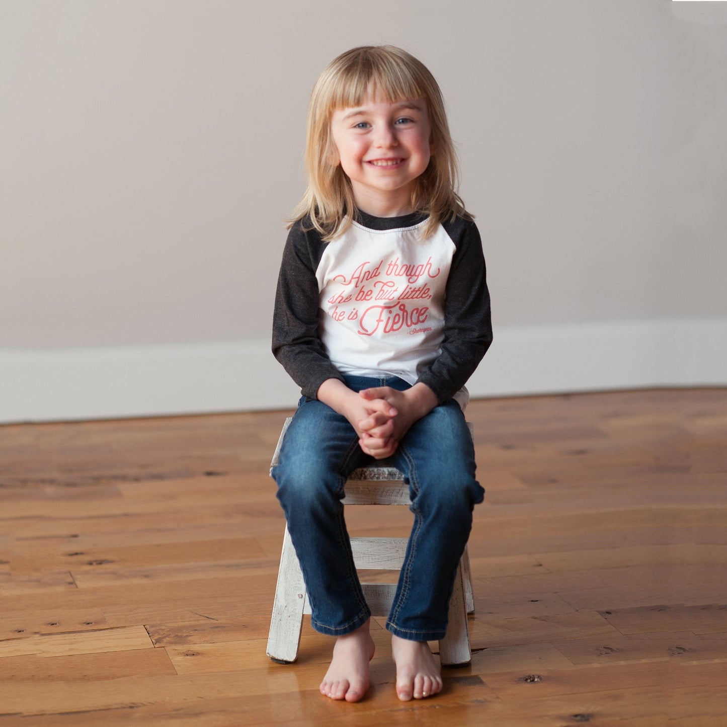 She is Fierce Raglan Tee - Sweetpea and Co.